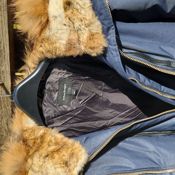 Blue Mackage Winter Jacket Medium - Picture 4 of 13
